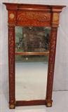 413 - Period Federal Acanthus Mirror, 36 in. T, 19 in. W, ca. 1850