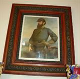 136 - Oak and Gilt Framed Print of Stonewall Jackson.