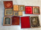 140 - Lot of 7 Daguerreotype in leather cases.