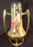 11 - Large Art Nouveau Sevres Vase, 29in. T, 20in. W, ca. 1910