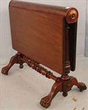 347 - Mahogany Southerland Folding Table, 30in. T, 35in. W, 32in. D, ca. 1860.
