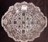 376 - Cut Glass Ice Bucket, 4in. T, 8in. Dia., ca. 1910.