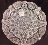 375 - Brilliant Cut Glass Bowl, 2in. T, 10in. Dia., ca. 1900.