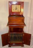133 - Fine 15.5 Regina Disc Music Box on rare original stand with 77 discs.