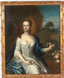 109 - Large 19th Century Oil on Canvas, 54in. T, 45in. W.