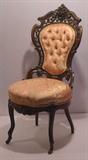 101 - Laminated Meeks Side Chairs, set of 2, Hawkins pattern, ca. 1855