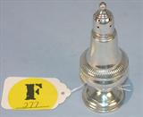 277 - Sterling Silver, Columbia, Weighted Salt or Pepper Shaker