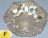 279 - Sterling Silver, Wood & Hughes, Pierced, Repousse Bowl, 9.5x2in.