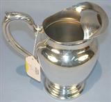 285 - Silver-plate, William Rogers Water Pitcher with ice guard