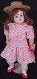 354 - 11in., Etienne Denamur (Paris, France) Bisque Head Doll with jointed composition body, marked E.D.