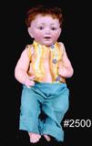 2500 - 13.5in., Kestner No. 211, Character, Baby Doll with open mouth, sleepy eyes & jointed composition body (small crack to face)