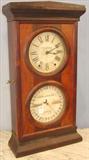 114 - Rosewood, Fashion, Empire Mantle Clock with calendar, made in St. Louis, MO