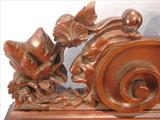 111 - 1911 Server by Oriel Cabinet Co. that features massively carved mascarons, Norman soldiers, atlantes and caryatid figures as well as griffins in full relief (part of the "Norman Suite"), 66in. tall, 54in. wide, 24in. deep (crown, 2)