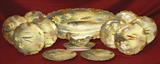 399 - 12-pc., Limoges Fish Set, artist signed