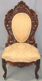 450 - Laminated Rosewood, Belter, Fountain Elm, Parlor Side Chair