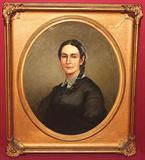 478 - 19th Century, Oil on Canvas of Lady in black