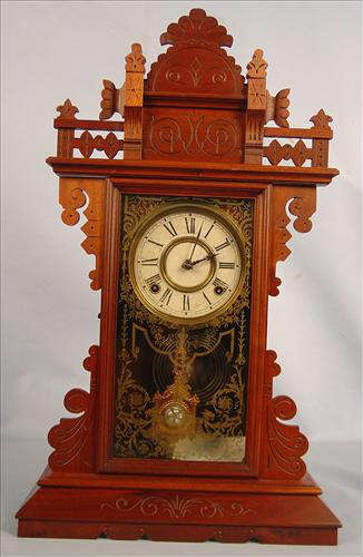 20 - Welch Fedora Clock, 25in. T, 15in. W.