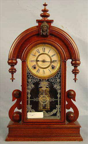 75 - Ansonia Parisian Clock, 24in. T, 13in. W, good condition