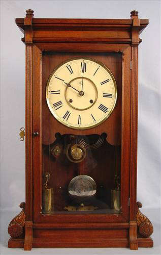 96 - Seth Thomas Lincoln Clock, 28in. T, 17in. W