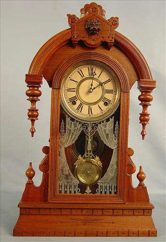 115 - Gilbert Parisian Clock, 23in. T, 14in. W.