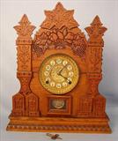 131 - Gilbert Champion N Clock, 18in. T, 15in. W
