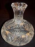 171 - Cut Glass Carafe Pin Wheel cut