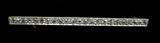 366 - White Gold and Diamond Bar Pin.