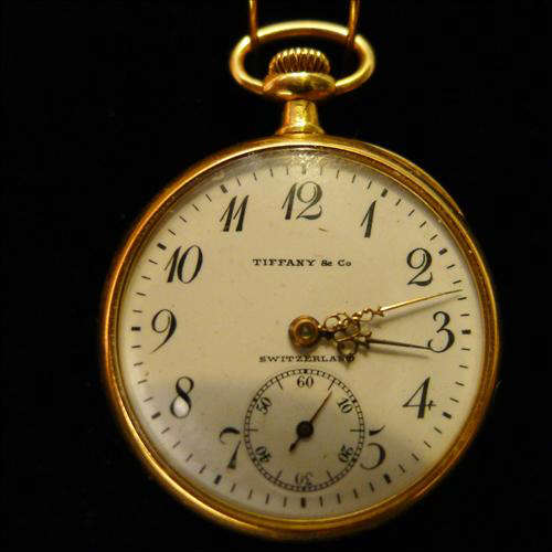 367 - Ladies Gold Pocket Watch, signed Tiffany and Company, Switzerland.