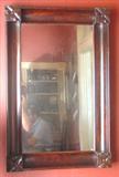 106 - Mahogany, Federal Hanging Mirror, 31.5x20.5in.