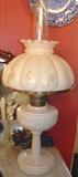 109 - Aladdin Oil Lamp with Lincoln drape, still oil