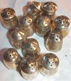 129 - Set of 12 Individual Sterling Silver Salts