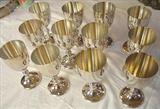 193 - Set of 12, Sterling Wine Cups