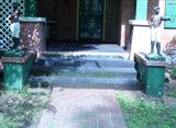235 - Pair of concrete, lawn jockeys