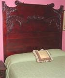 236 - Mahogany, High-backed, Victorian Bed