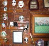 Assortment of New Orleans Mardi Gras Masks