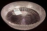 416 - Small cut glass bowl signed Libby, 2in. T, 6in. Dia.