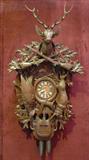 117 - Monumental 19th Century Black Forest Coo Coo Clock. 4 Ft. 2 In. H. , 2 Ft. 6 In. W., ca. 1890