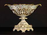 120 - Large reticulated Old Paris center piece, 19 In. W. , 13.5 In. T.