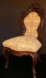 107 - Fine Rosewood Belter Side Chair.