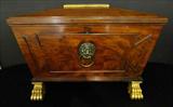 111 - Fine Mahogany and Gilt Tin Lined Cellarette ( Circa 1830 ) 20 In. H. , 20 In. L.
