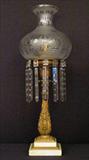 160 - 19th Century Gilt Bronze Astral Lamp