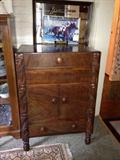 81 - Mahogany empire biscuit board