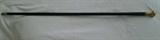 1351 - Gentleman's walking cane with gold handle.
