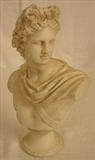125 - Parian bust of Apollo.