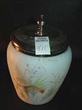 511 - Wave crest biscuit jar, 8in. T.