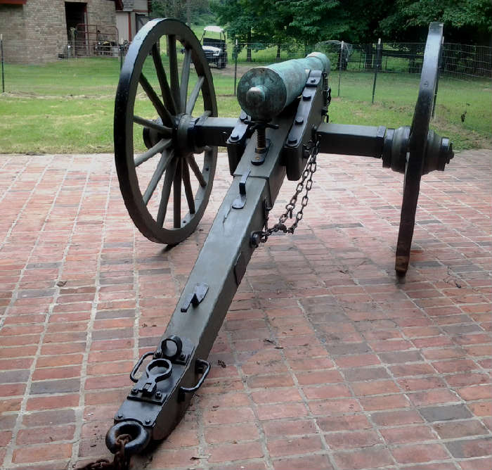 1300 - Authentic Civil War Union cannon, used at Gettysburg with documented provenances, dated 1855.