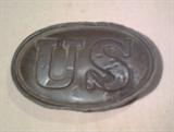 1302 - Union belt buckle, has U.S. on front.