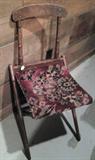 1307 - Camp site folding chair used during Civil War.