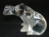 183 - Lalique Crystal Polar Bear 6.5 in. T. X 9 in. L.