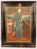 070 - Oil on Canvas, Admiral Dalgren, By Tom Donahue, ca. 1980, Image 21in. X 31in. Frame 31in. X 41in.